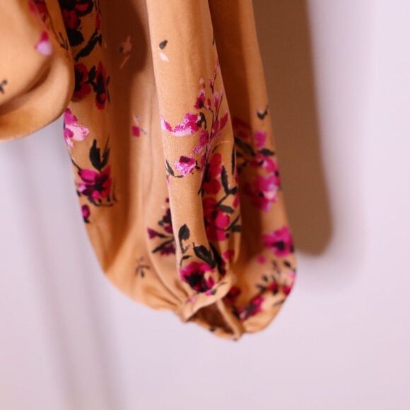NWOT Rosemunde Floral Faux Wrap Blouse Sz XS - Picture 6 of 6